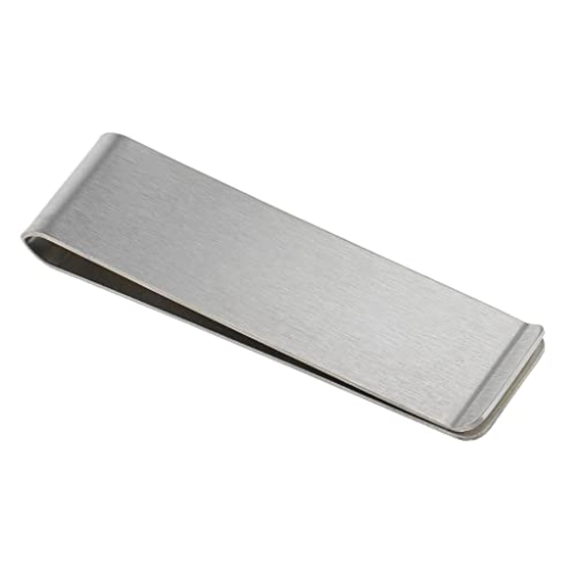 Silver Stainless Steel Money Clip, Elegant Cash Holder